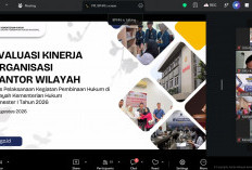 Capaian Kinerja Pembinaan Hukum Semester I, Kanwil Kemenkum Babel Raih Rata-Rata 98,99 Persen