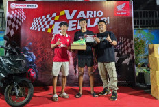 Robby Siantury Hadiahi Sepatu untuk Juara Vario Berlari, Balap Lari Malam “Mendadak Atlet” di Tanjungpandan