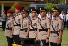 Enam perwira Polres Bangka Tengah bergeser
