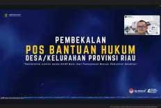 Kanwil Kemenkum Babel Ikuti Pembekalan Posbankum Desa/Kelurahan Provinsi Riau 