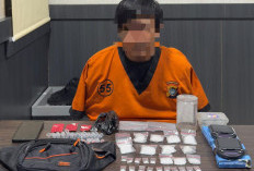 Polda Babel Tangkap Bandar Narkoba di Kabupaten Bangka, Puluhan Paket Sabu Diamankan