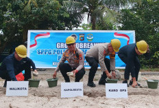 Polresta Pangkalpinang Letakkan Batu Pertama Pembangunan SPPG di Kecamatan Rangkui