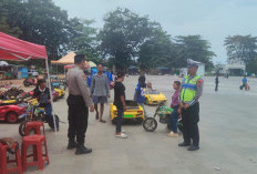 Puluhan Personel Polres  Amankan Kawasan Wisata di Basel 