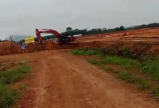 Jalan Usaha Tani Desa Nangka Putus Oleh Alat Berat Perusahaan Sawit, Warga Ngadu ke Polda Babel