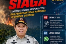 Gubernur Hidayat Arsani Inisiasi Babel Siaga, Perkuat Respons Cepat dan Deteksi Dini Karhutla