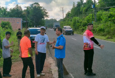 Jelang HUT Kota Sungailiat ke-260, Bupati dan Wabup Turun Langsung Kerja Bakti Bersihkan Jalan Imam Bonjol