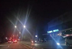 Sempat Padam, ​Lampu PJU Perbatasan Pangkalpinang-Beluluk Kembali Menyala