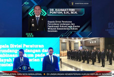 Kakanwil Kemenkum Babel Hadiri Pelantikan Pejabat Manajerial dan Non Manajerial Kementerian Hukum
