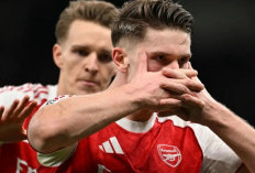 Hancurkan Tottenham 4-1, Arsenal Kembali Unggul 5 Poin dari City