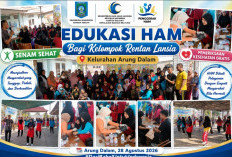 Berdayakan Lansia di Arung Dalam, Kanwil KemenHAM Babel Berikan Edukasi HAM