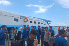 Polsekwas Pelabuhan Pangkalbalam Pantau Arus Balik Pasca Lebaran, Jaga Keamanan Ratusan Penumpang