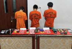 Gerebek Kos-kosan di Sri Menanti, Satresnarkoba Polres Bangka Ringkus Tiga Pengedar dan Sita 145 Paket Sabu