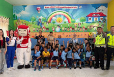 Hari Anak Nasional ini, puluhan anak TK Kasih Kayu Besi dapat kejutan spesial dari Honda Babel