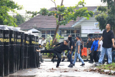 Polda Babel Gelar Simulasi Penanganan Unras di Penutupan Apel Kasatwil 2025