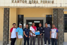 Bersama Masyarakat Desa Permis, PT Timah Dukung Turnamen Voli dan Jalan Santai Warga