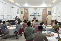 Buka Puasa Bersama, Kapolres Basel Sebut Jadikan Media Sebagai Instrumen Evaluasi Kinerja