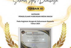 Bawaslu Bangka Raih Juara 3 Pengelolaan Media Massa Bawaslu RI 2025   