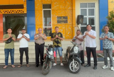 Polresta Pangkalpinang Pinjam Pakaikan 2 Motor Hasil Curanmor ke Korban