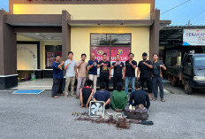 4 Pelaku Curat di Pangkalpinang Diamankan Polsek Bukit Intan, Modus Masuk Rumah Kosong dan Bongkar Kabel