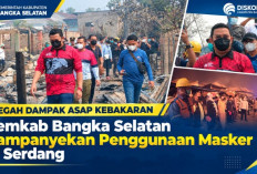 Pemkab Basel Imbau Warga Serdang dan Masyarakat Sekitar Gunakan Masker