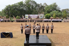 Sejumlah Pejabat Polres Bangka Berganti, Kapolres Ingatkan Profesionalisme dan Integritas