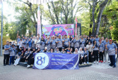 Semarak Hari Pengayoman ke-81, Kanwil Kemenkum Babel Gelar Fun Walk Perkuat Kebersamaan dan Soliditas Jajaran