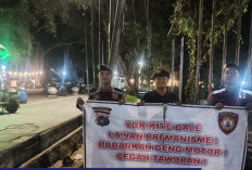 Sat Samapta Polresta Pangkalpinang Patroli di Kawasan Wilhelmina Park