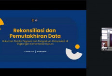 Kanwil Kemenkum Babel Ikuti Rekonsiliasi Data Hukuman Disiplin dan Pengaduan Masyarakat