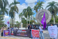 Hari Kebebasan Pers Sedunia 2026, AJI Pangkalpinang dan Pers Mahasiswa Aksi Suarakan Tolak Sensorship 