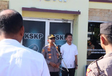 Kapolresta Pangkalpinang Pimpin Apel Pagi di Polsekwas Pelabuhan Pangkalbalam
