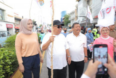 Gubernur Hidayat Bersama Ketua TP PKK Noni Gelorakan Semangat HUT ke-25 Babel 