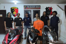 Curi Motor dengan Kunci Masih Menempel, Residivis Kambuhan Dibekuk Tim URC Polresta Pangkalpinang