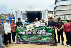 Kejaksaan Negeri Bangka Salurkan Bantuan untuk Korban Kebakaran di Dusun Serdang