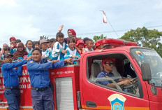 550 Anak TK Pangkalpinang dan Kelapa Bangka Barat Belajar dan Bermain Bersama Tim Damkar