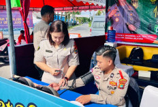 Satgas Dokkes Polresta Pangkalpinang Rutin Cek Kesehatan Personel Pospam dan Posyan Selama Lebaran