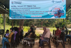 Mobil Sehat PT TIMAH Hadir di Teluk Uma, Warga Antusia Dapatkan Layanan Kesehatan Gratis