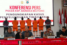 Setengah Bulan, Polda Babel Gagalkan Penyelundupan 90,151 Ton Pasir Timah, Ini Rinciannya