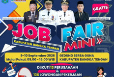 Pemkab Bangka Tengah Buka Kesempatan bagi Pencari Kerja di Job Fair Mini, Catat Tanggalnya
